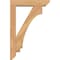 Ekena Millwork Imperial Slat Smooth Bracket w/ Offset Brace, Western Red Cedar, 5 1/2"W x 24"D x 36"H BKT0604X24X36IMP06SWR - alternate 4